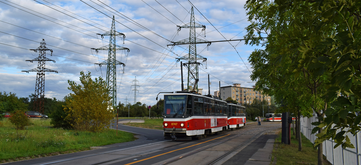 Prague, Tatra T6A5 N°. 8747