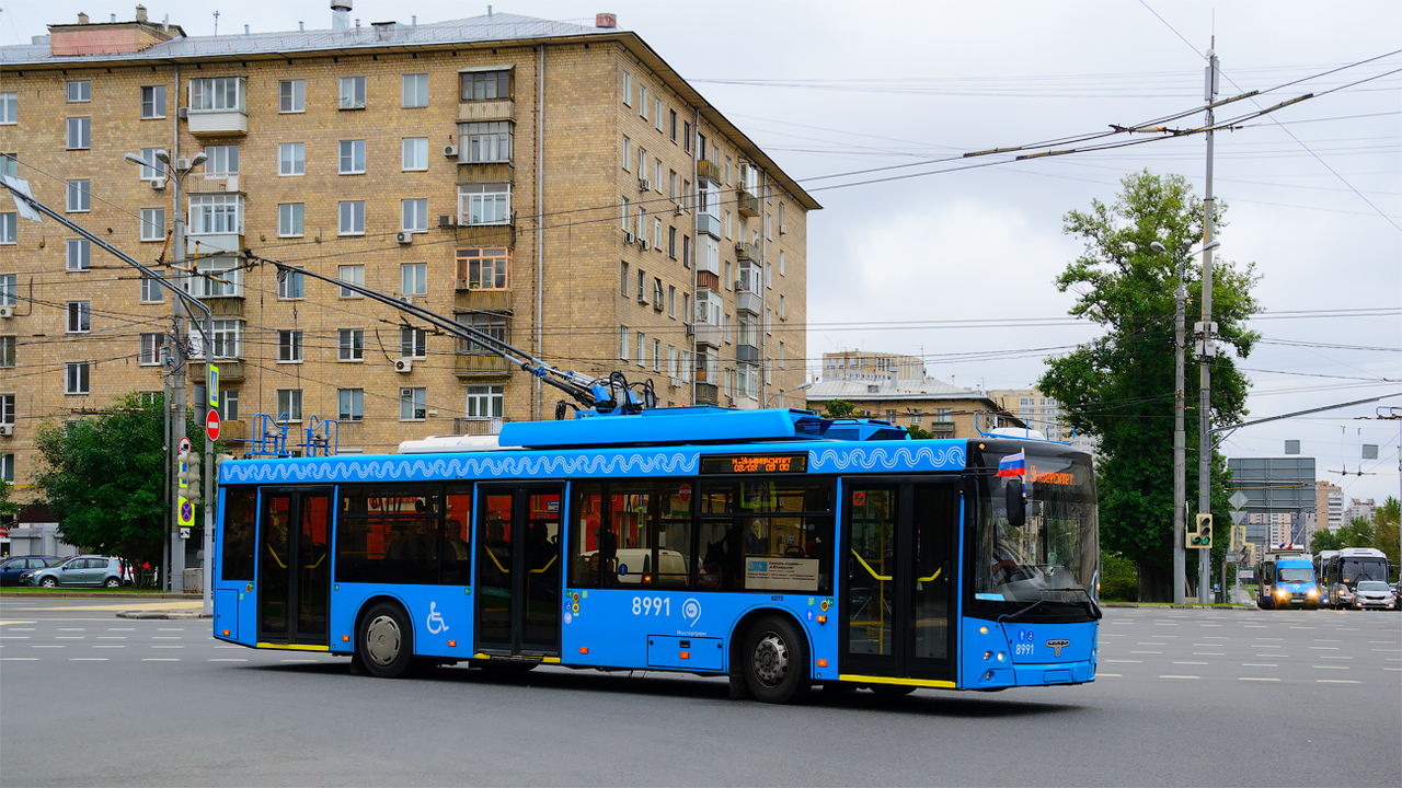 Москва, СВАРЗ-МАЗ-6275 № 8991