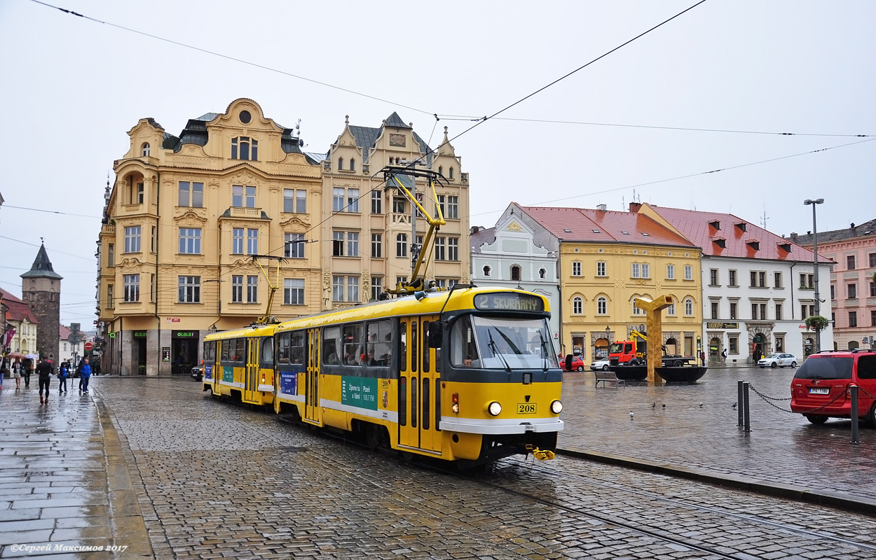 Plzeň, Tatra T3R.P № 208