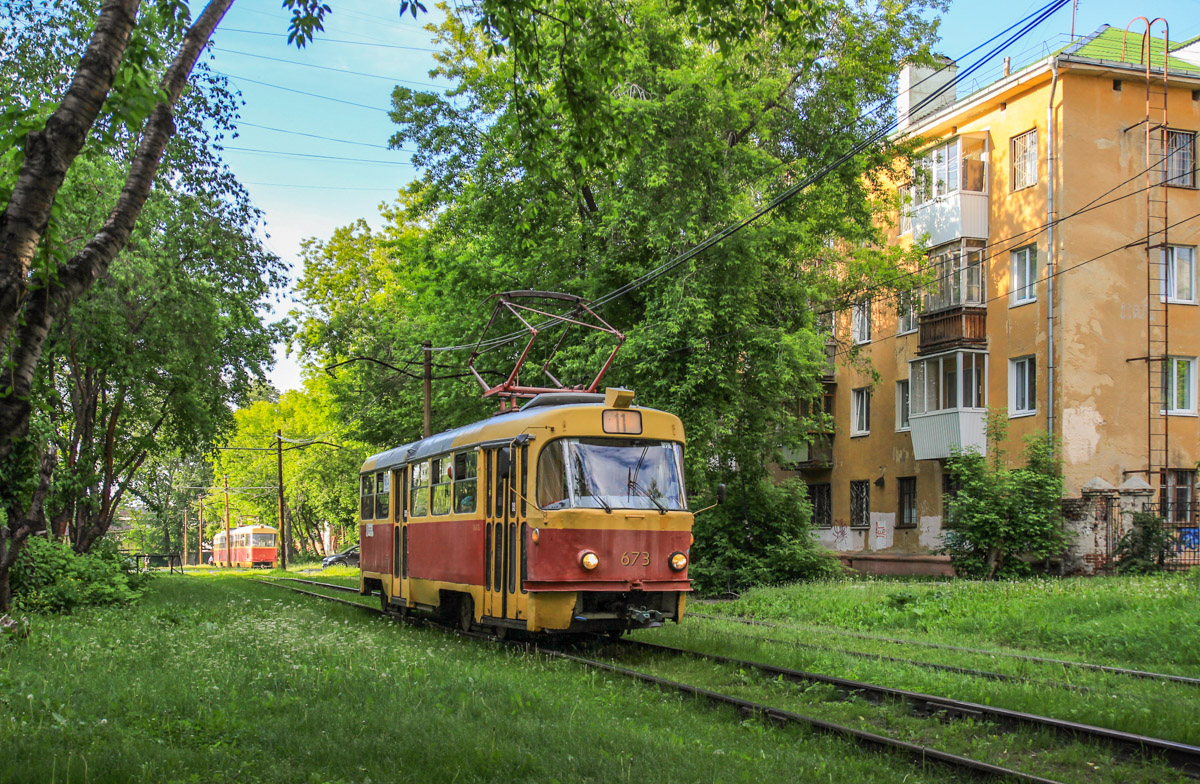 Екатеринбург, Tatra T3SU № 673