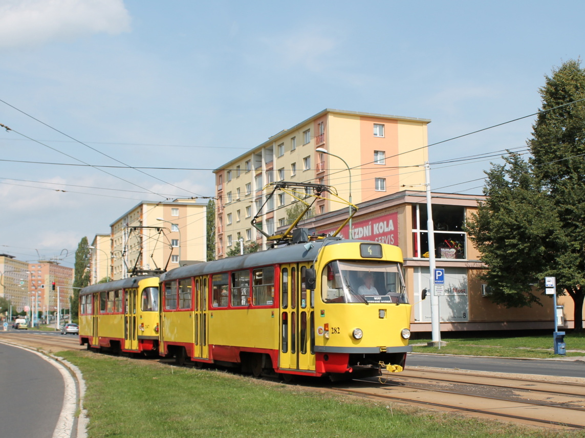 Мост ― Литвинов, Tatra T3M.3 № 282