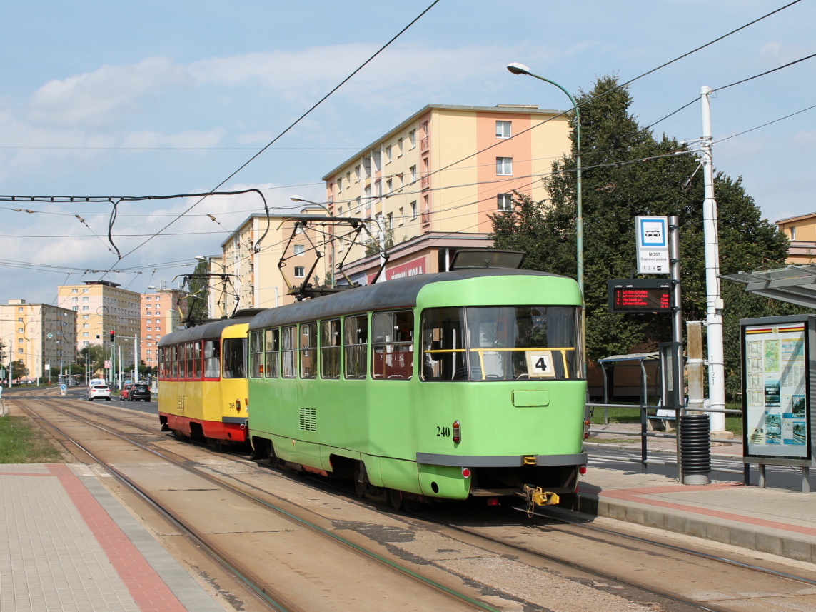 Мост ― Литвинов, Tatra T3M.3 № 240