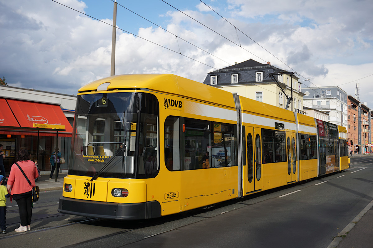 Дрезден, SachsenTram NGT 6 DD № 2545