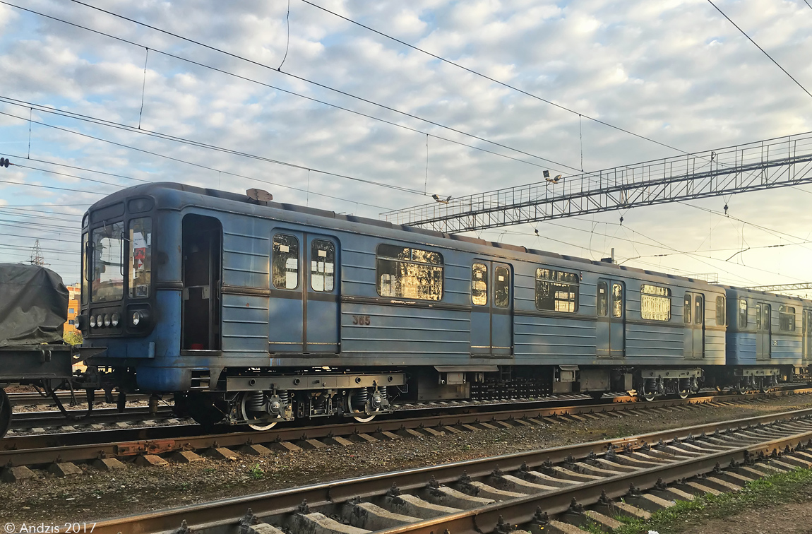 Mytiščiai, 81-717.2M nr. 365; Mytiščiai — Metro cars of Budapest
