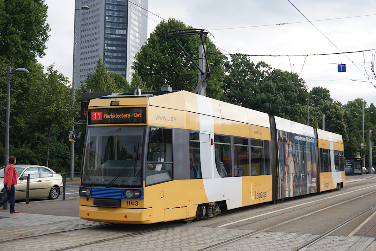Лейпциг, DWA NGT8 № 1143 Лейпциг, DWA NGT8 № 1143
