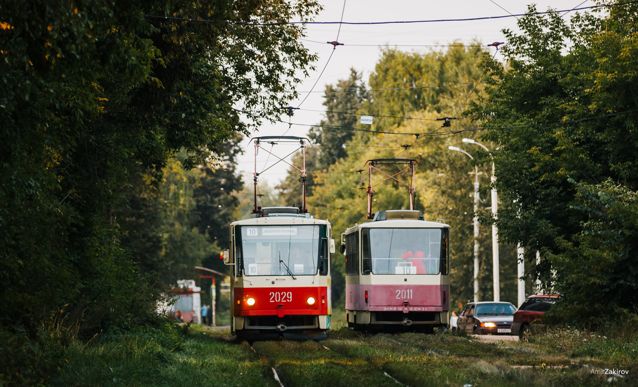 Ижевск, Tatra T6B5SU № 2029; Ижевск, Tatra T6B5SU № 2011