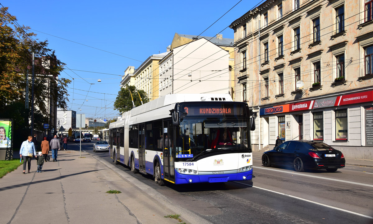 Рига, Škoda 27Tr Solaris III № 17584