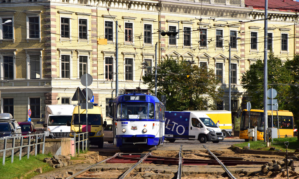 Рига, Tatra T3A № 30591