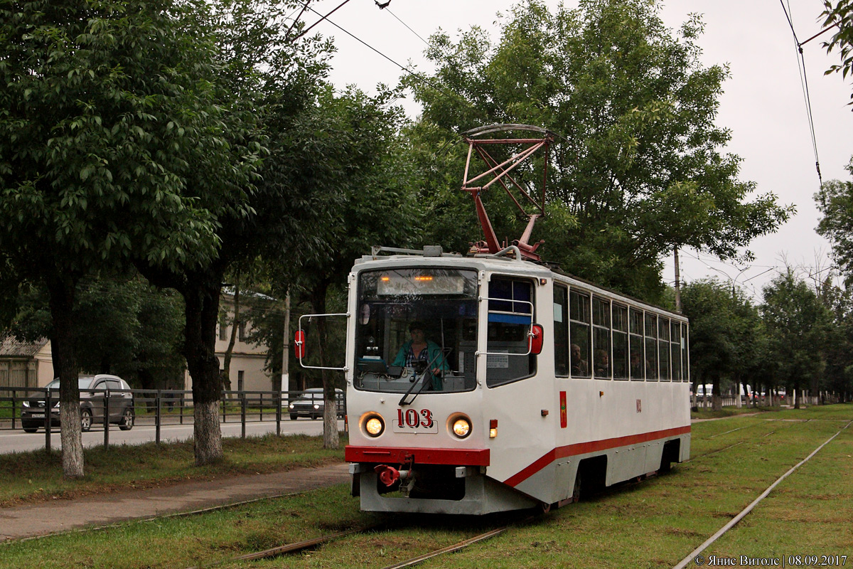 Tver, 71-608KM Br. 103; Tver — The last years of the Tver streetcar (2017 — 2018)