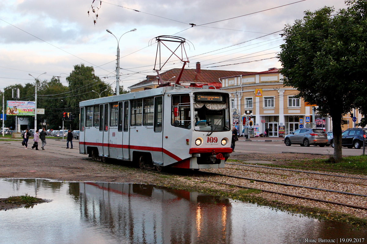 Тверь, 71-608КМ № 109; Тверь — Последние годы тверского трамвая (2017 — 2018)
