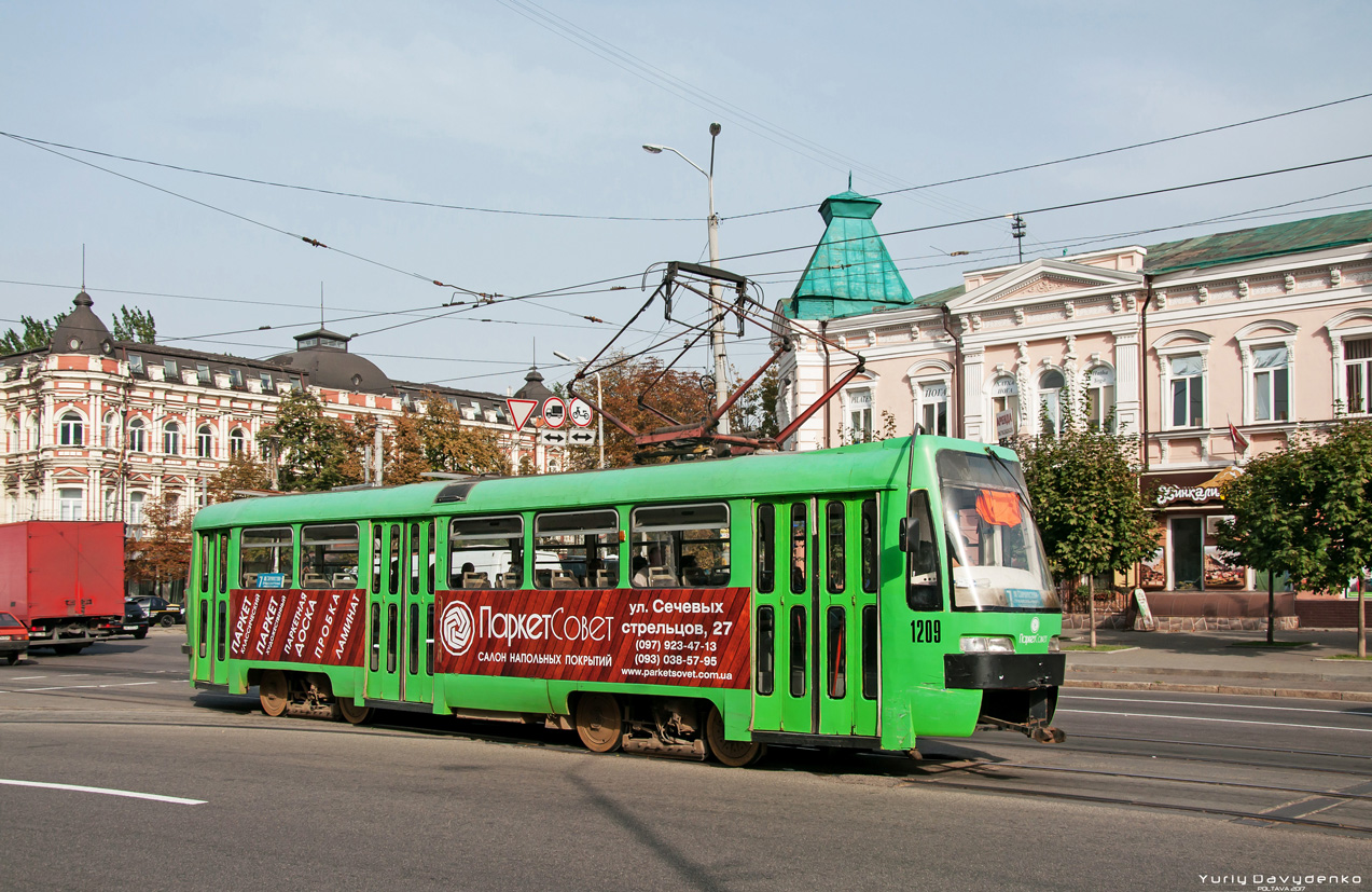 Днепр, Tatra T3SU № 1209