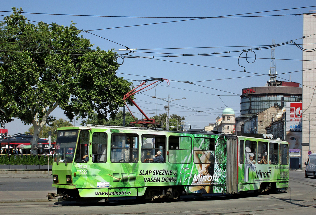 Белград, Tatra KT4YU № 2229