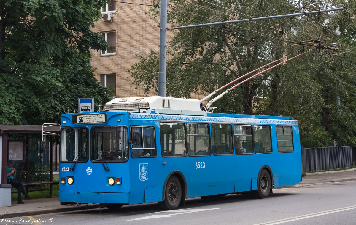 Москва, ЗиУ-682ГМ1 (с широкой передней дверью) № 6523