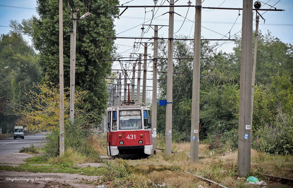 Кривой Рог — Трамвайные и троллейбусные линии и кольца