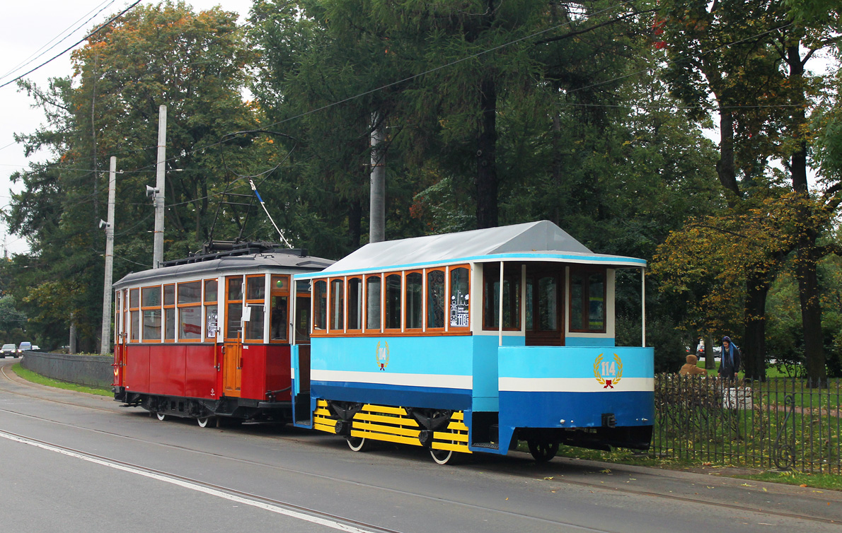 Санкт-Петербург, Конка № 114; Санкт-Петербург — Празднование 110-летия Петербургского трамвая Санкт-Петербург, Конка № 114; Санкт-Петербург — Празднование 110-летия Петербургского трамвая