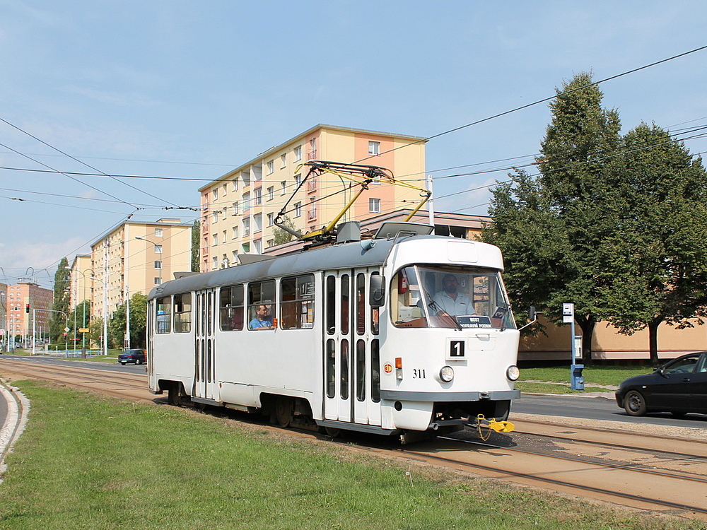 Most - Litvínov, Tatra T3M.3 # 311