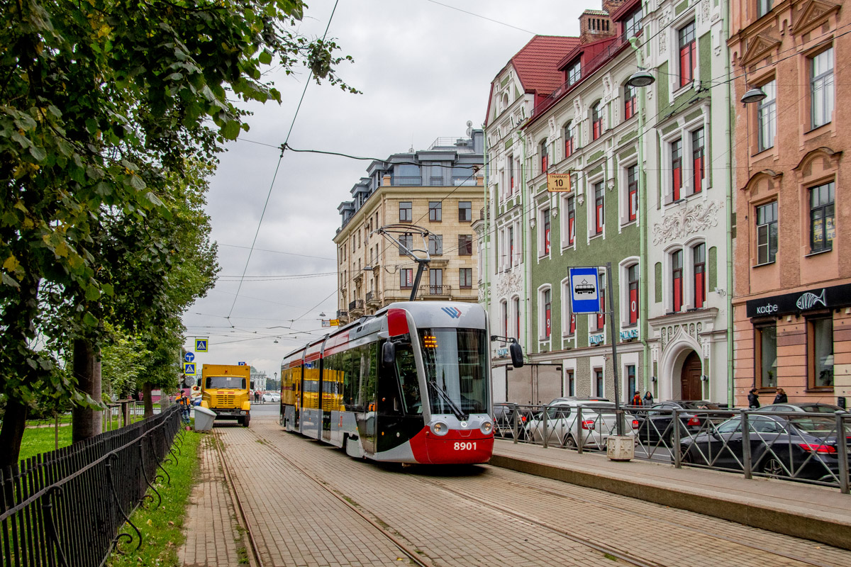 Санкт-Петербург, 71-801 (Alstom Citadis 301 CIS) № 8901; Санкт-Петербург — Празднование 110-летия Петербургского трамвая