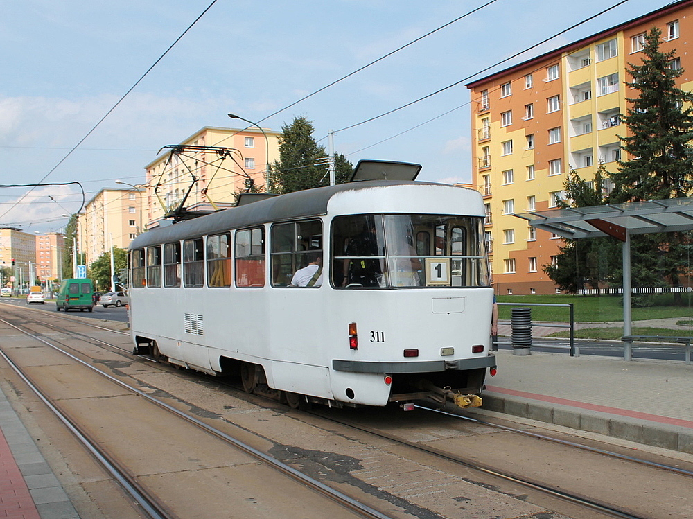 Мост и Литвинов, Tatra T3M.3 № 311