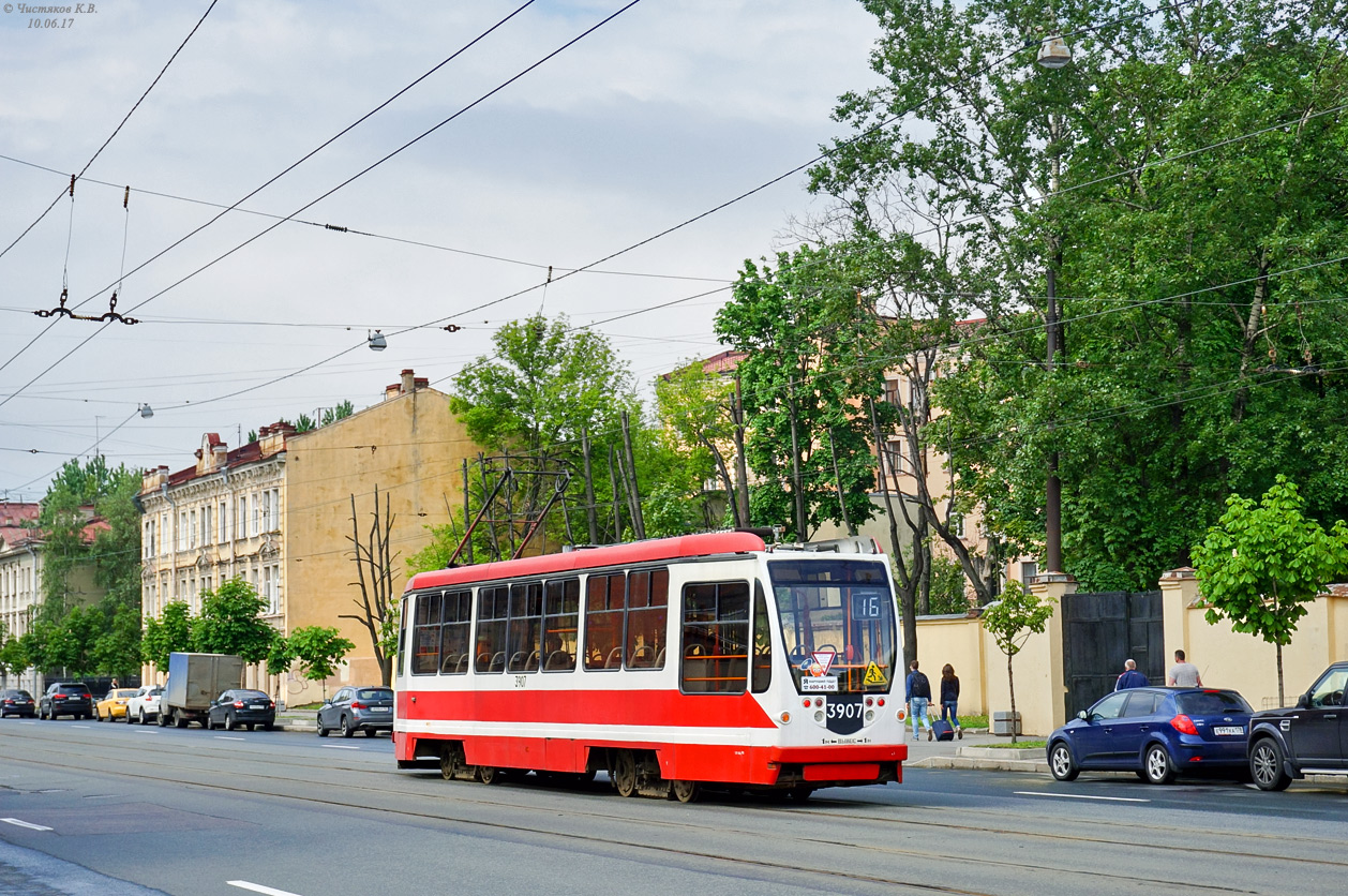 Санкт-Петербург, 71-134А (ЛМ-99АВН) № 3907