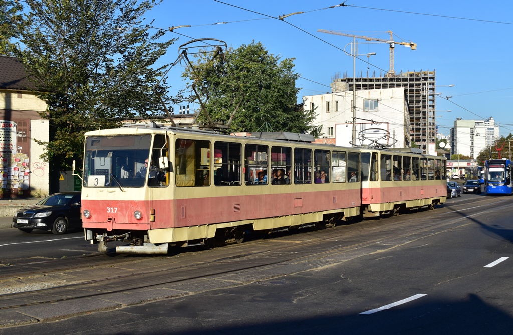 Киев, Tatra T6B5SU № 317