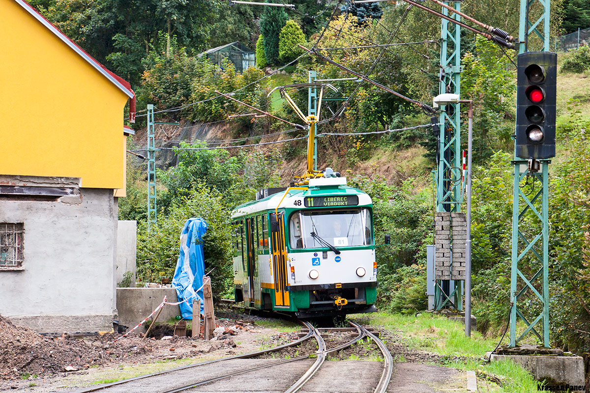 Либерец ― Яблонец-над-Нисой, Tatra T3R.PLF № 48