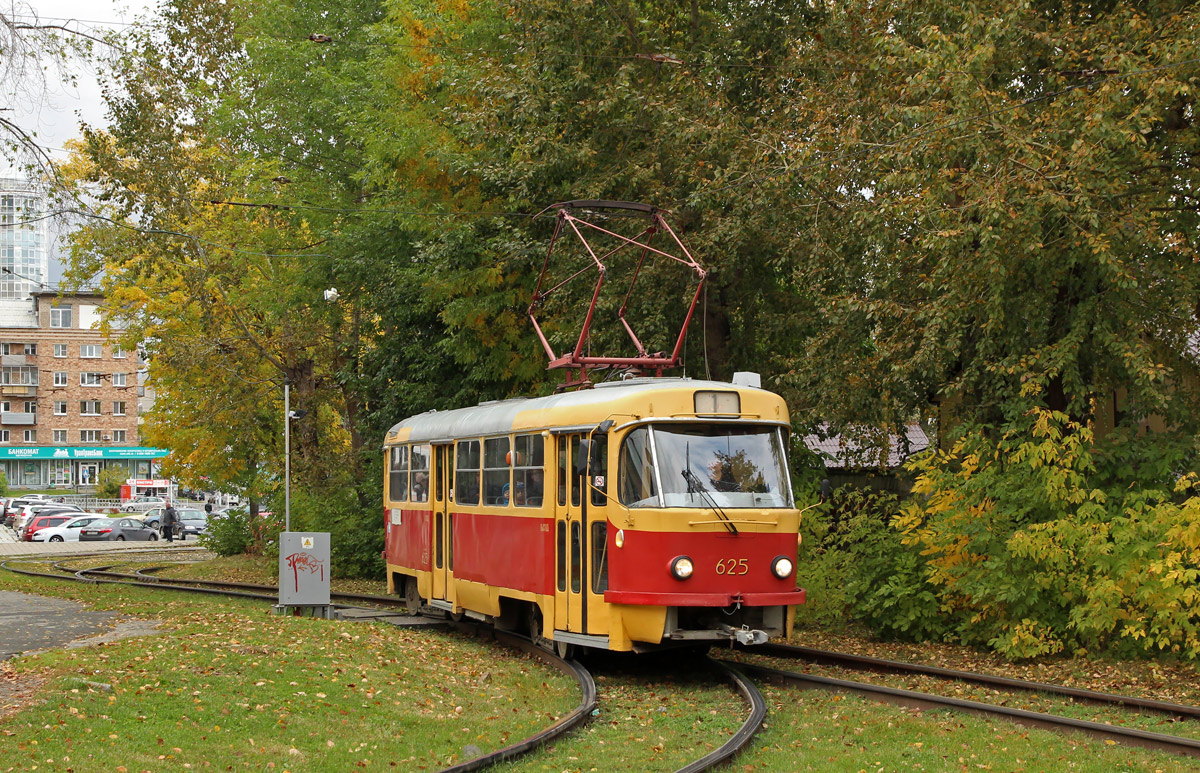 Екатеринбург, Tatra T3SU (двухдверная) № 625
