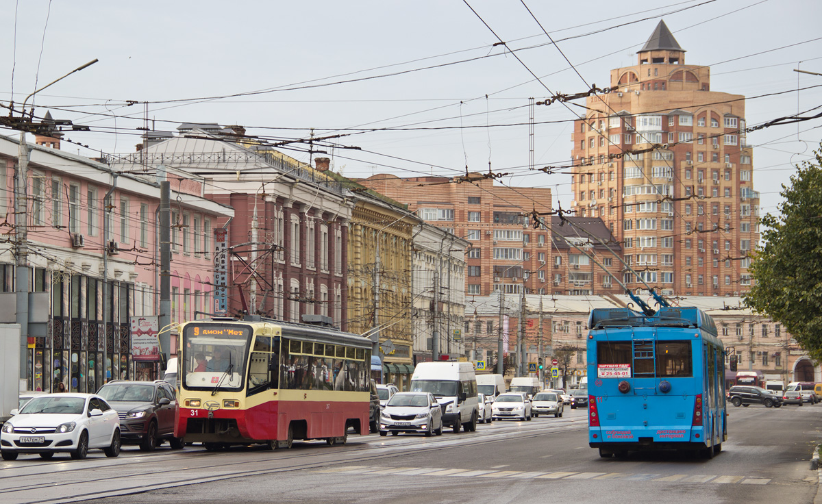 Tula, 71-619KT Nr 31; Tula, Trolza-5265.00 “Megapolis” Nr 11 Tula, 71-619KT Nr 31; Tula, Trolza-5265.00 “Megapolis” Nr 11