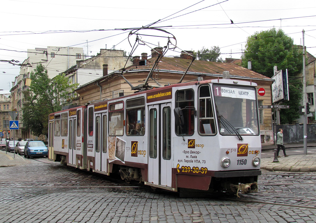 Львов, Tatra KT4D № 1150