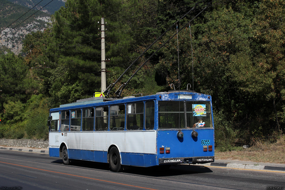 Крымский троллейбус, Škoda 14Tr02/6 № 6055