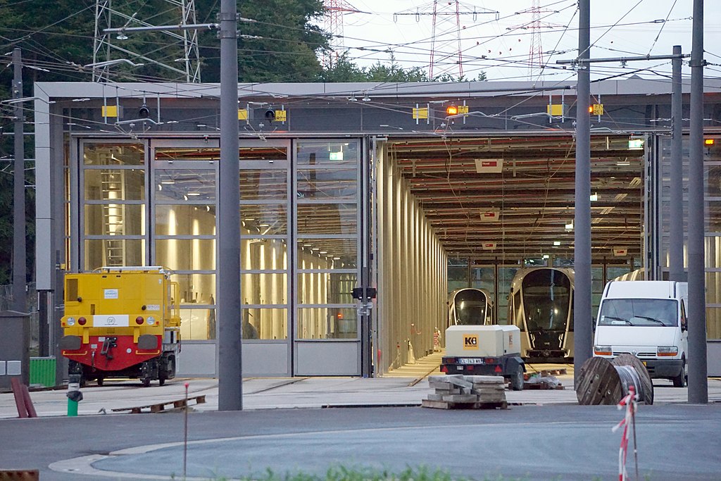 Люксембург — Luxtram Depot; Люксембург — Презентация вагонa CAF