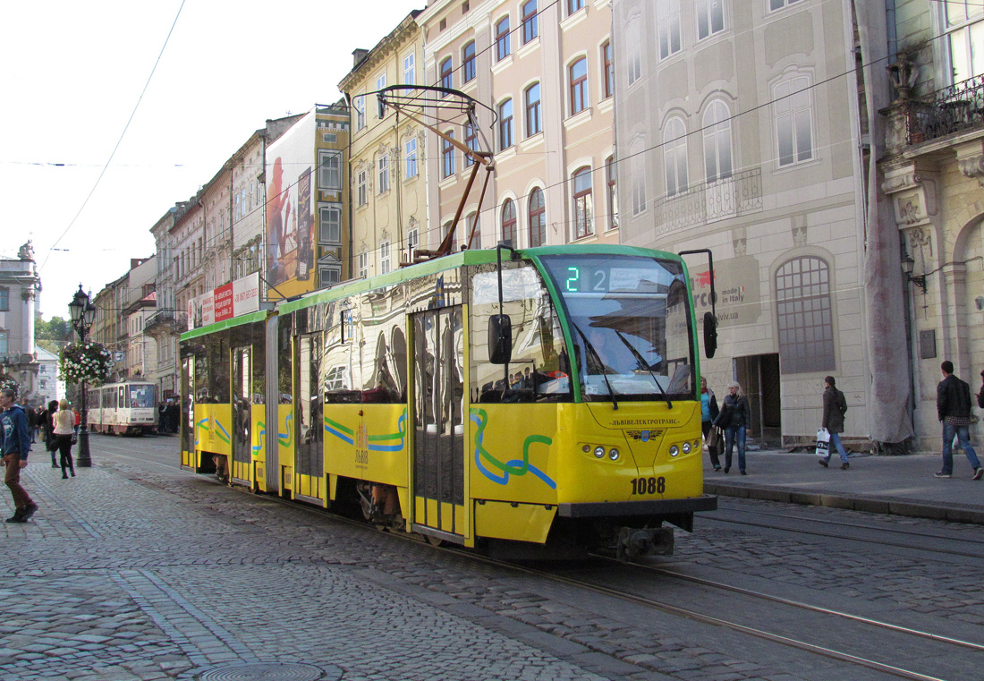Львов, Tatra KT4SU № 1088