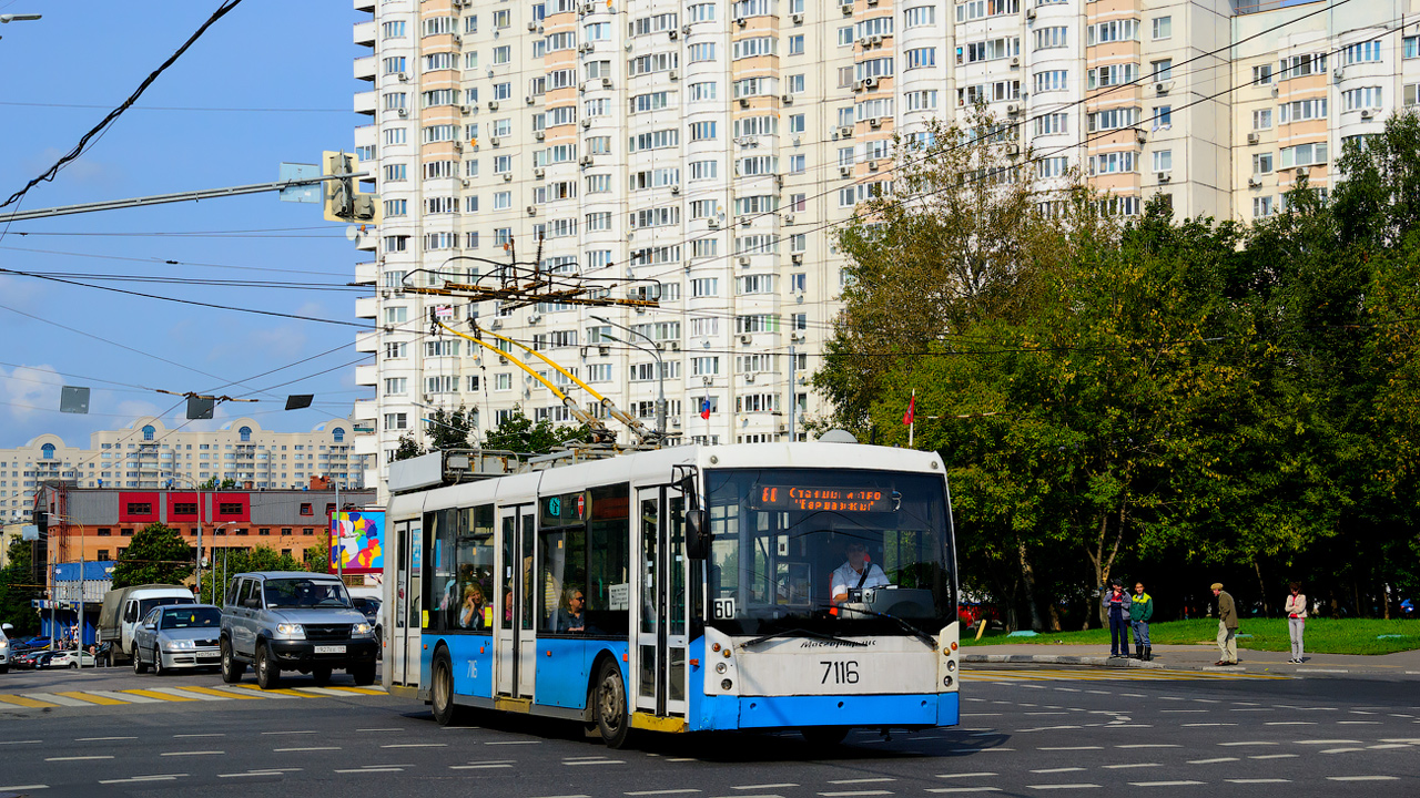 Москва, Тролза-5265.00 «Мегаполис» № 7116 Москва, Тролза-5265.00 «Мегаполис» № 7116