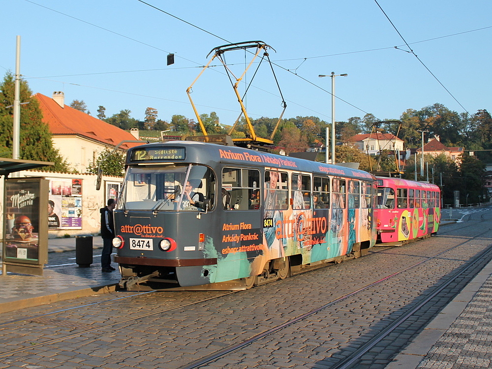 Прага, Tatra T3R.P № 8474; Прага, Tatra T3R.P № 8475 Прага, Tatra T3R.P № 8474; Прага, Tatra T3R.P № 8475