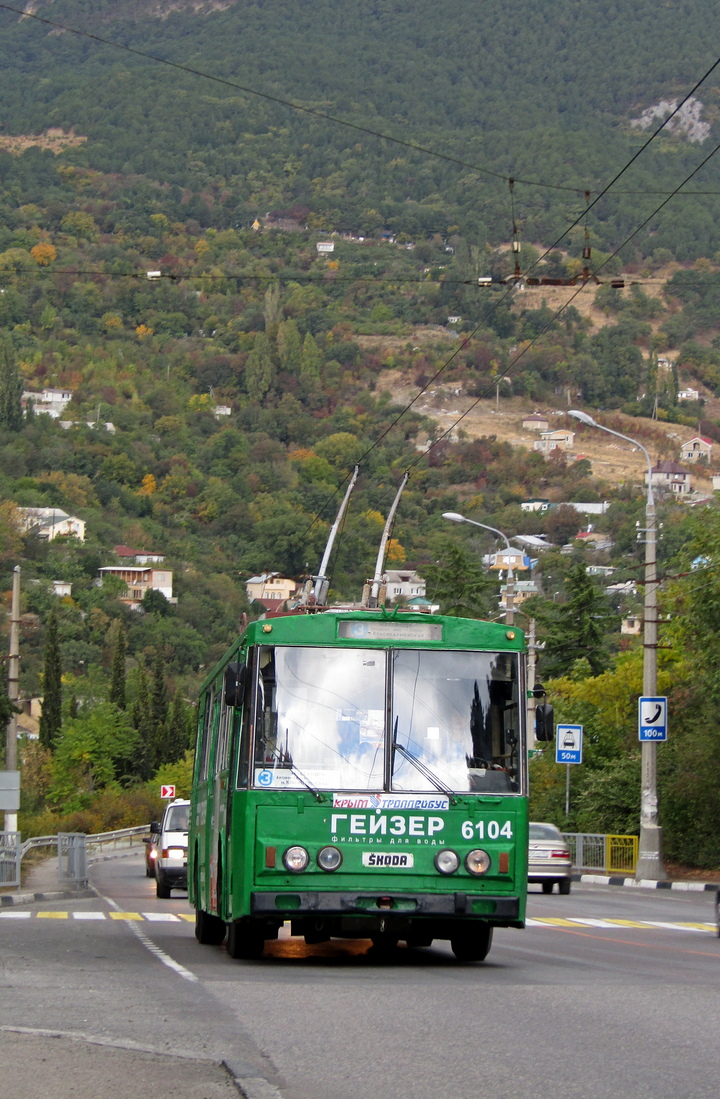 Крымский троллейбус, Škoda 14Tr89/6 № 6104