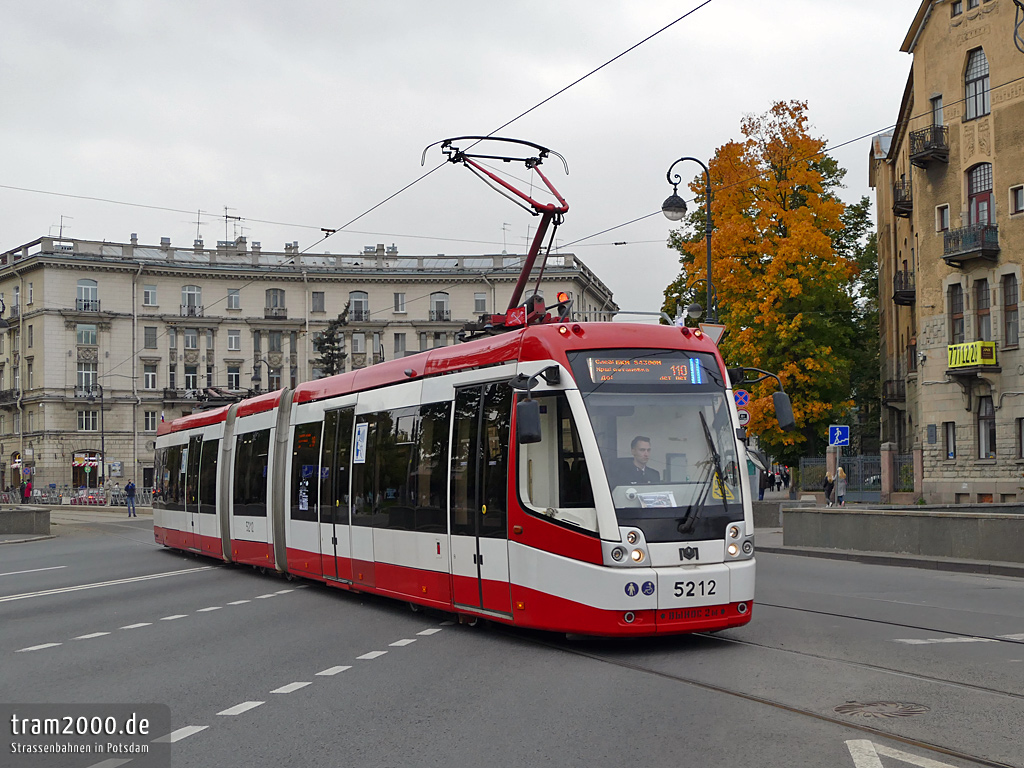 Санкт-Петербург, БКМ 84300М № 5212; Санкт-Петербург — Празднование 110-летия Петербургского трамвая
