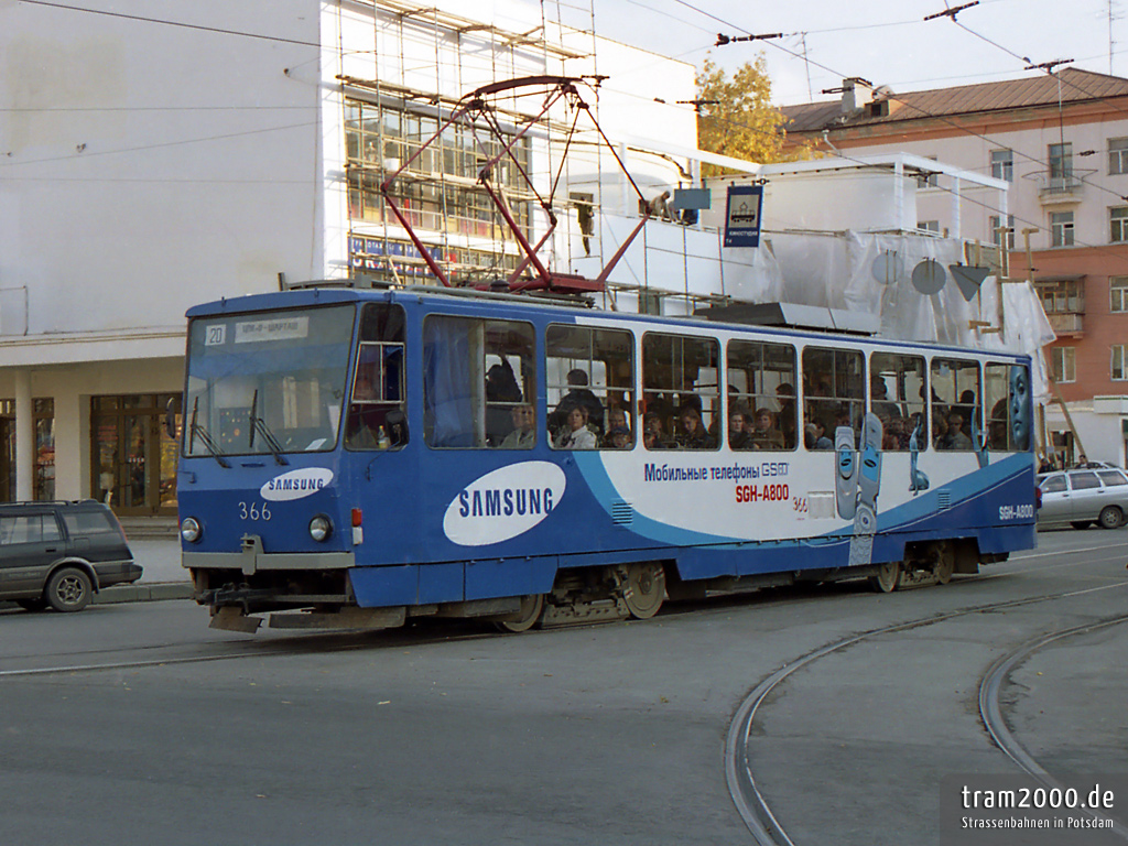 Екатеринбург, Tatra T6B5SU № 366