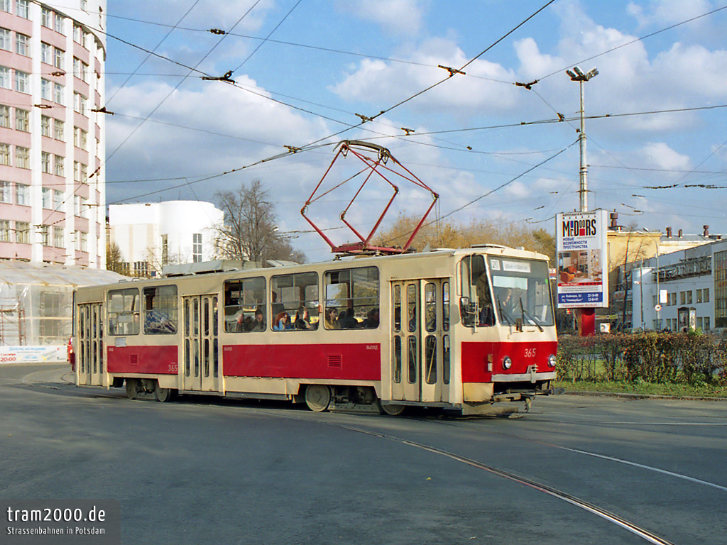 Екатеринбург, Tatra T6B5SU № 365