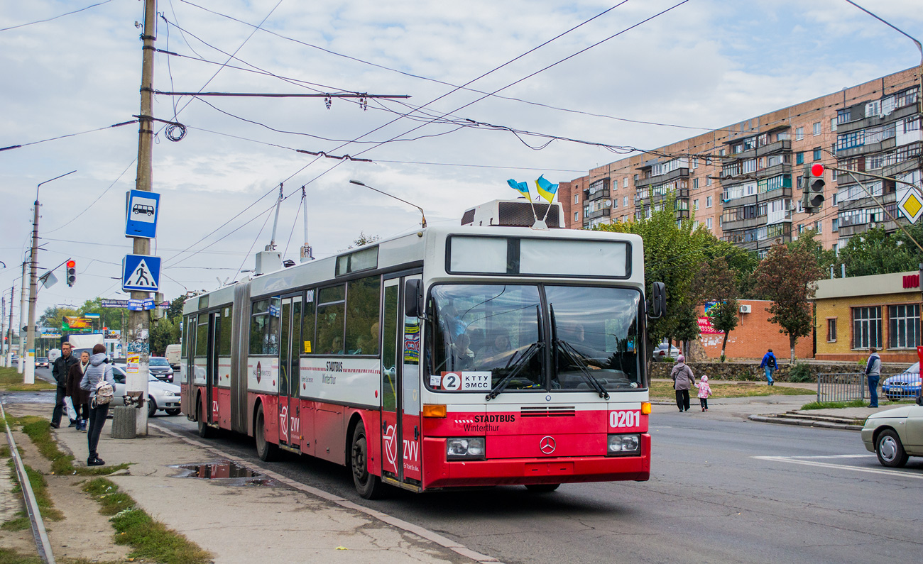 Краматорск, Mercedes-Benz O405GTZ № 0201