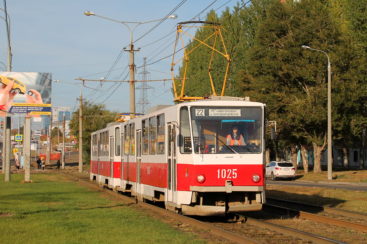 Самара, Tatra T6B5SU № 1025