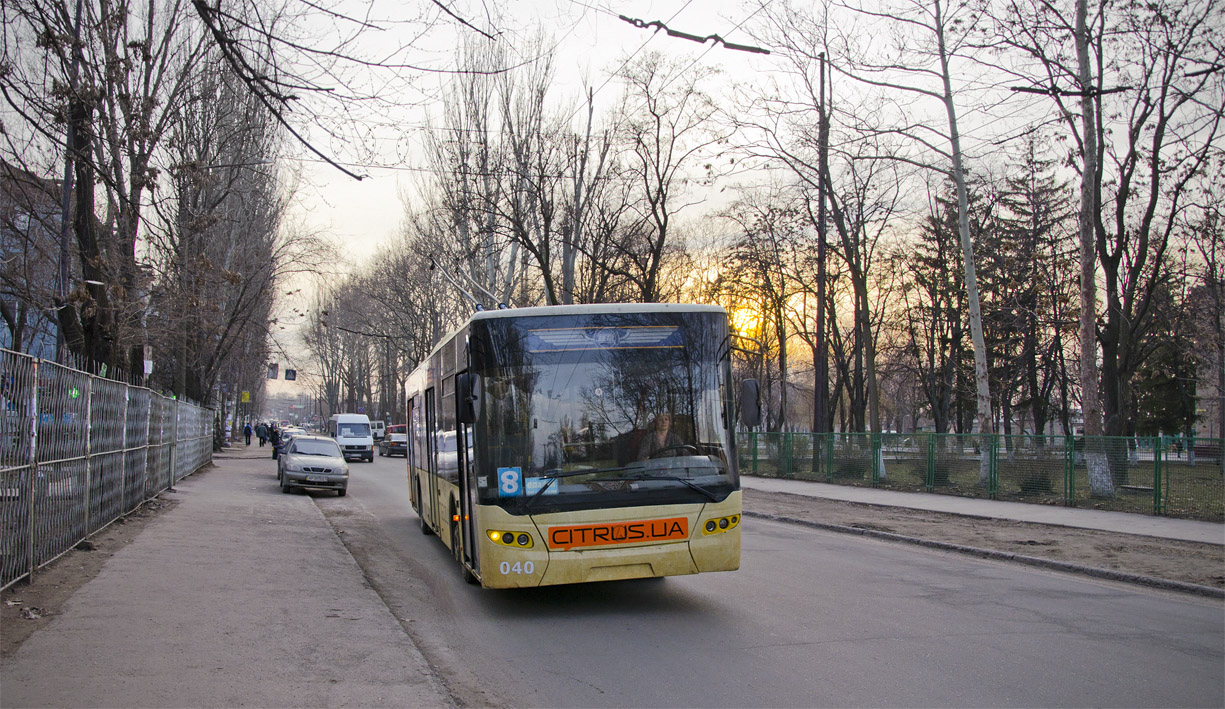 Запорожье, ЛАЗ E183D1 № 040