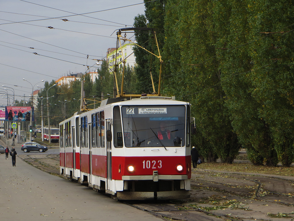 Самара, Tatra T6B5SU № 1023