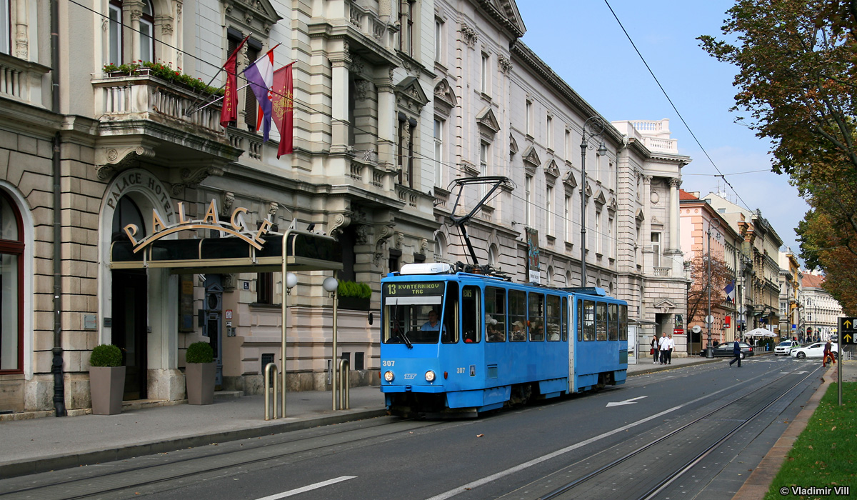 Загреб, Tatra KT4YU № 307