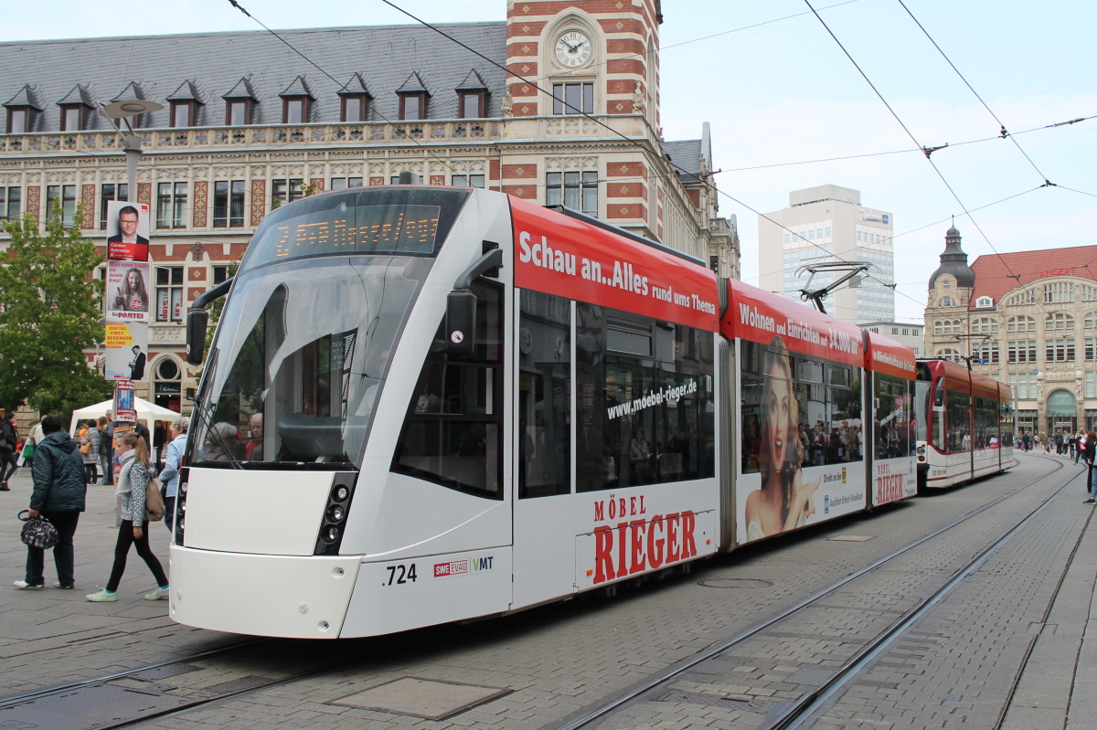 Erfurt, Siemens Combino Classic Nr. 724