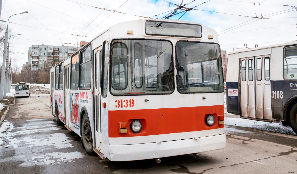 Самара, ЗиУ-682В-012 [В0А] № 3138; Самара — Троллейбусное депо № 3