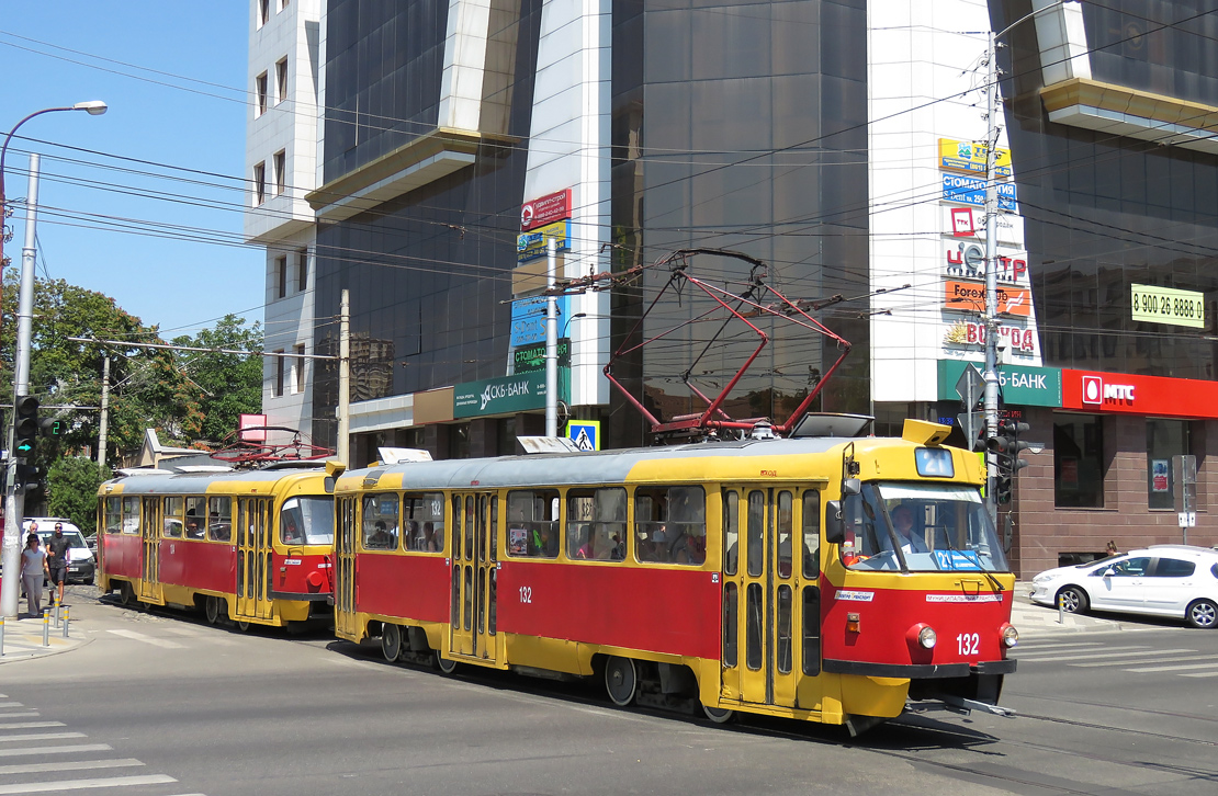 Краснодар, Tatra T3SU № 132