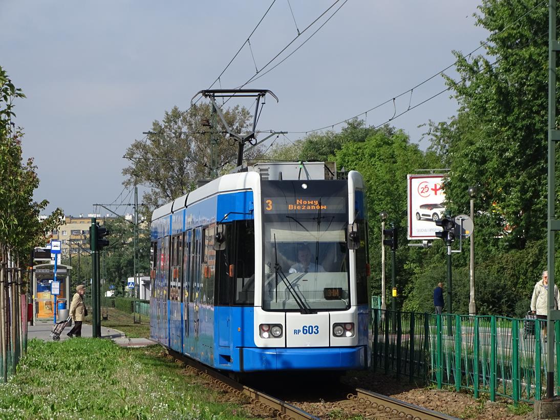 Краков, Bombardier NGT6 № RP603 Краков, Bombardier NGT6 № RP603