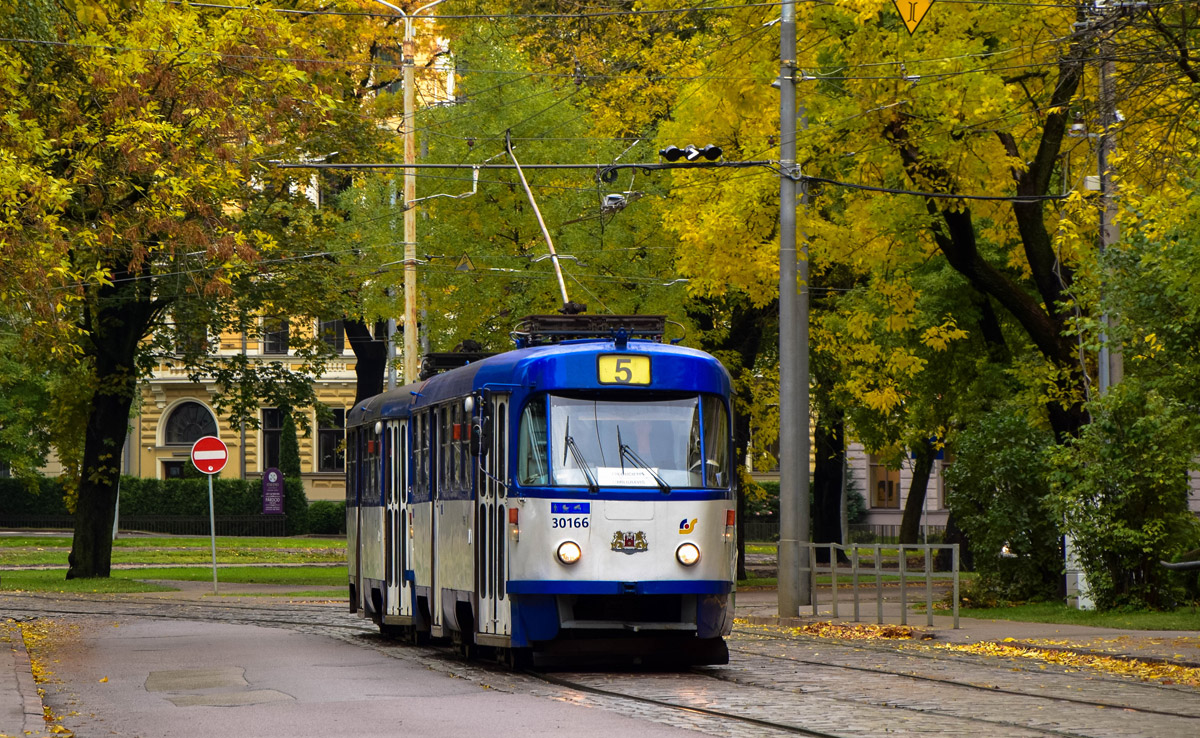 Рига, Tatra T3A № 30166