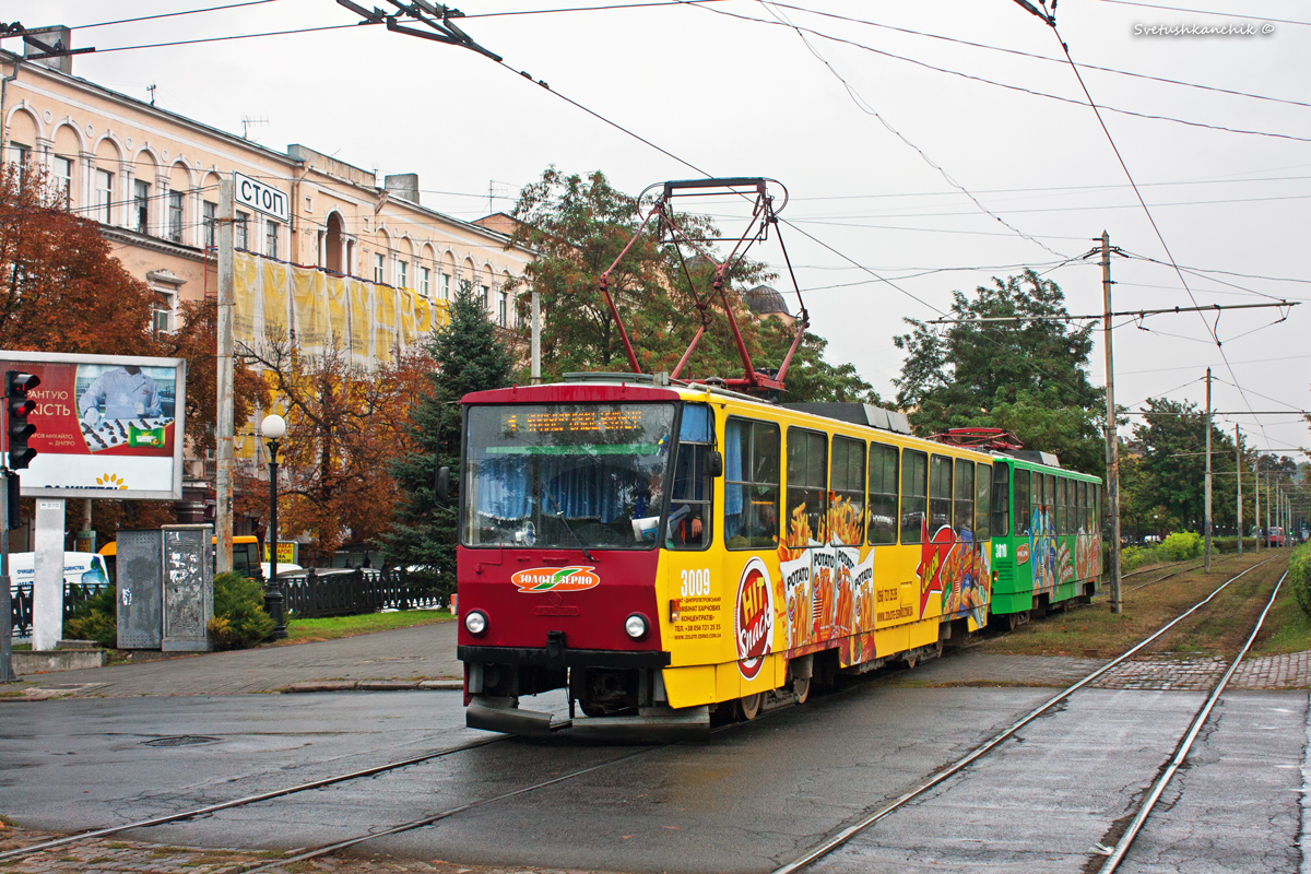Днепр, Татра-Юг Т6Б5 № 3009 Днепр, Татра-Юг Т6Б5 № 3009
