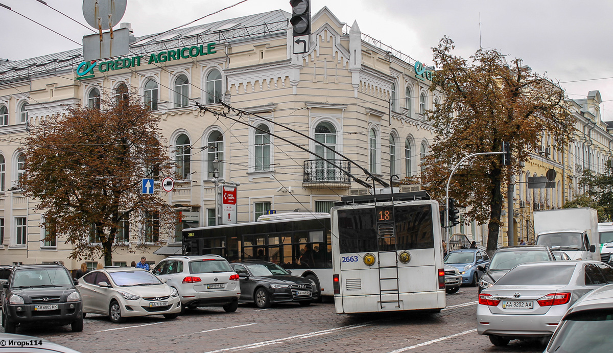 Киев — Троллейбусные линии: Центр, Печерск, Зверинец, Выдубичи