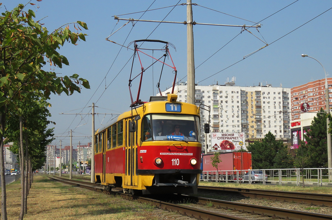 Краснодар, Tatra T3SU № 110